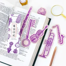 30 шт./кор. оригинальность Винтаж отпечаток студент закладки канцелярский подарок реалистичные мультфильм закладки для офиса школьные принадлежности