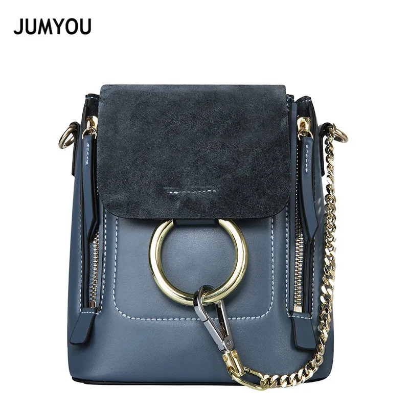 

Women Split Leather Messenger Bags Shoulder Bags For Female Fashion Classic Casual Blue Soft Crossbody Bags For Girl Bolso Mujer