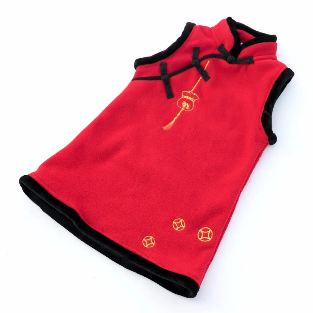 

Winter Girls Clothes Embroidery Vest Baby Girls New Years Outwear Kids Costume Toddler Girl Chinese Style Vest 2 3 4 5 6 7 Years
