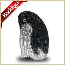 Designer Neue Frauen Abend-handtasche Tier Design Schwarz Rosa voll Luxus Kristall Diamant Clutch Bag Lady Partei Geldbörse DHL freies