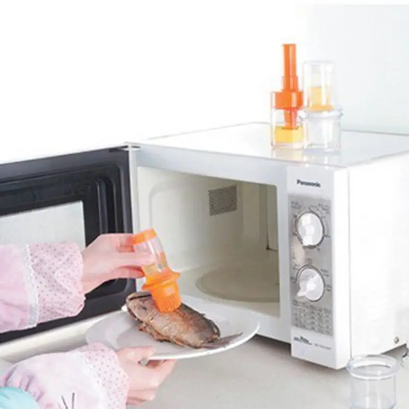 Silicone high temperature extrusion oil brush barbecue Bakery brush Squeeze oil brush