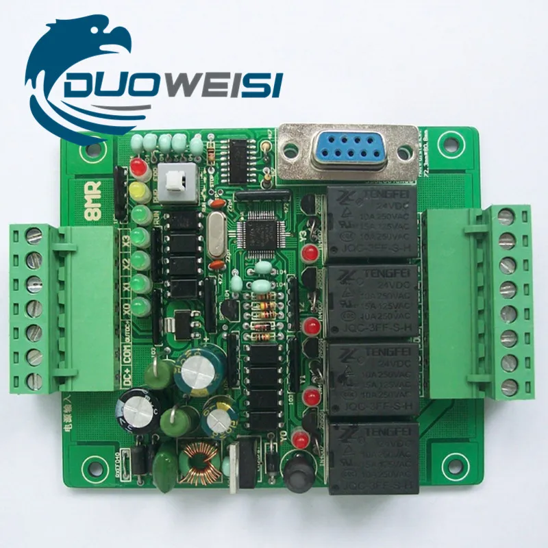 PLC IPC board microcontroller control board relay board PLC FX1N 8MR SRD24VDC FX1N 8MRin