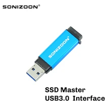 USB Flash dirve USB3.0 флеш-накопитель SSD твердотельный MLC 64 Гб USB флешка Windows 10 система PenDrive WIN TO GO SONIZOON XEZSSD3.0 USB