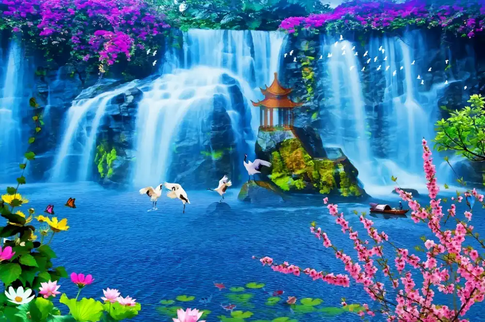 noenname null cortina 3d con estampado de tierra santa y sueno azul cortina opaca para ventana cortinas para sala de estar cl dlm717