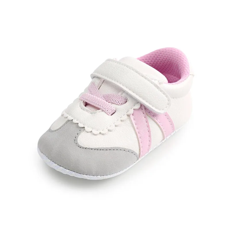 Toddler Baby Girl Boys Shoes Fashion Toddler First Walkers Kid Shoes Cotton Blend PU Leather Moccasins Soft Soled Baby Sneaker - Цвет: Model 3