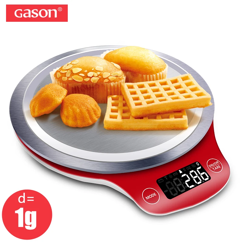 GASON C4 Mini Kitchen Scale Digital Gram font b Electronic b font Metal Balance Measure Tools