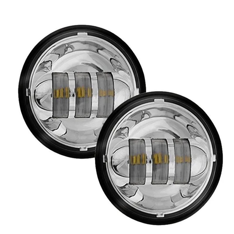 7inch  Round LED Headlight Kit 8700G2 Gen 2 Daymaker with Matching Passing Lamps  Adapter Ring (C