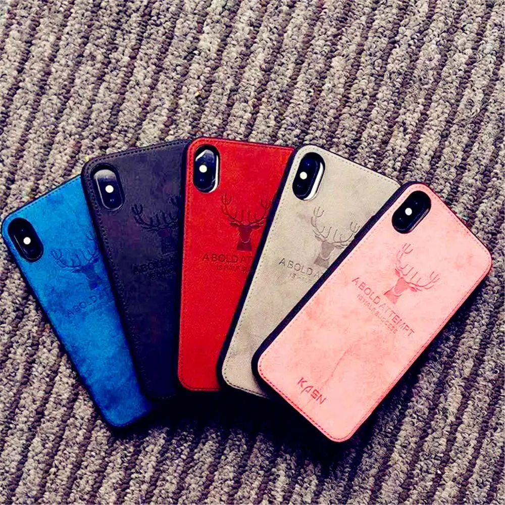 New Luxury Batman Christmas Deer Cloth Phone Case For iphone 7 8 6 6s