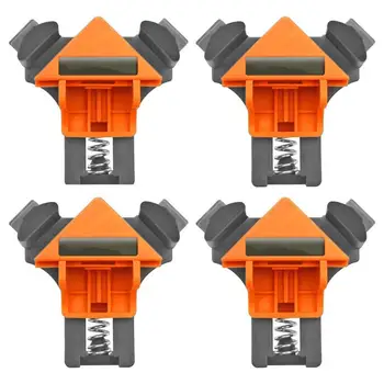 

4pcs 90 Degree Right Angle Clamp Picture Frame Woodworking Corner Clamp Woodworking Hand Tool for cabinet/furniture repair