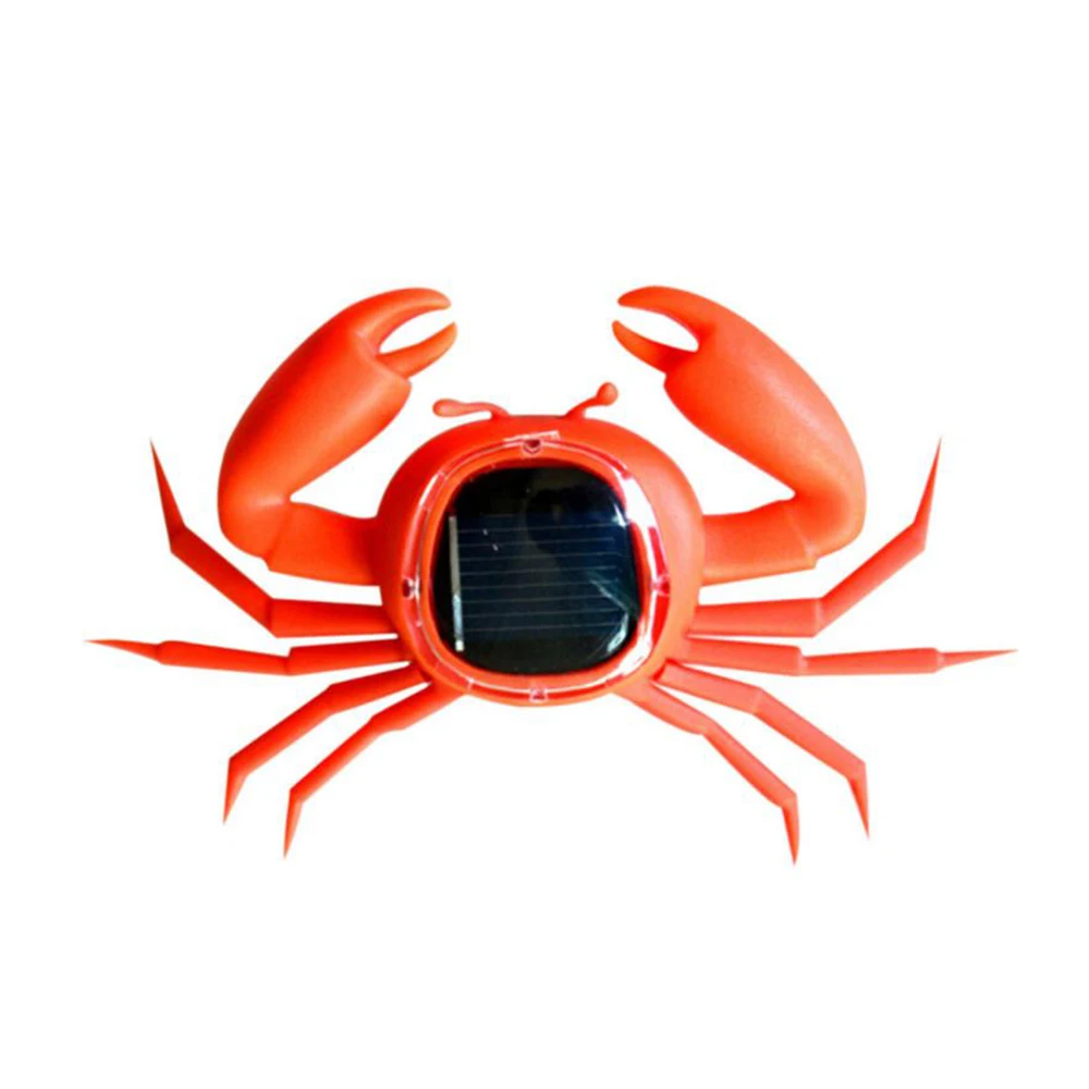 Animal Crab Toy Kid Solar Powered Mini Kit Novelty Power Electronic Pets Crab Robot Educational