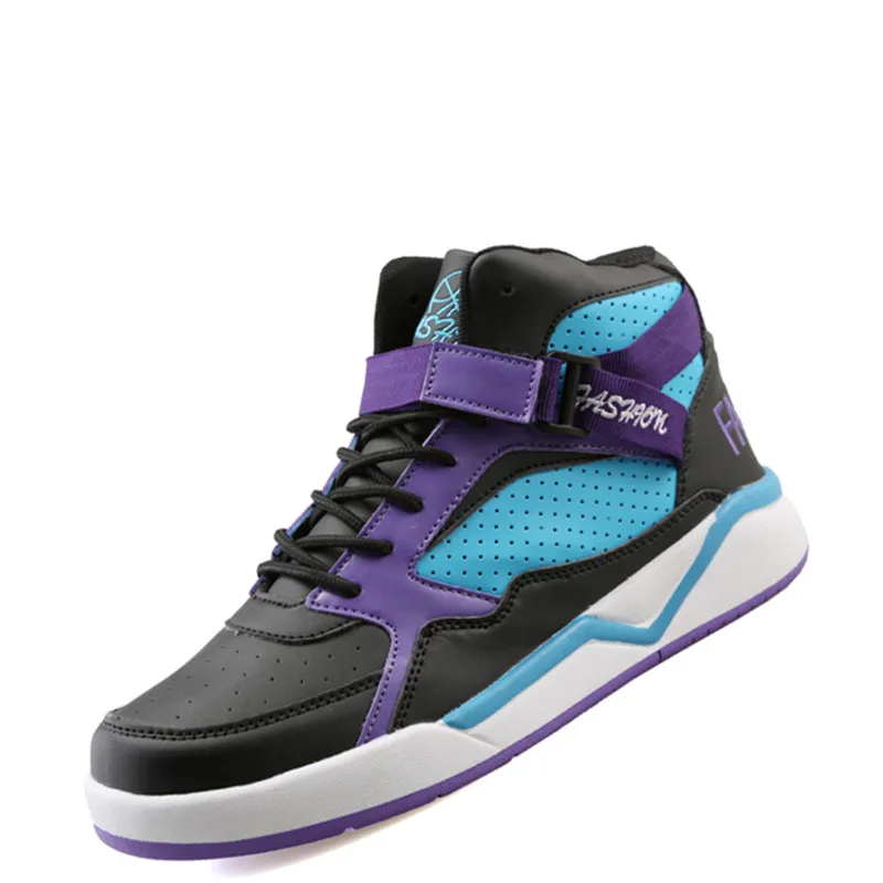 

VSIOVRY 2019 Autumn Winter Men Leather Casual Shoes High-Top Fashion Men Shoes Comfortable Walking Sneakers Breathable Botas
