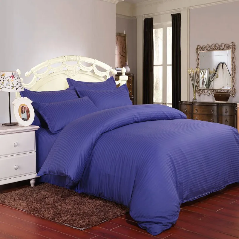 Cotton Satin striped bedding sets