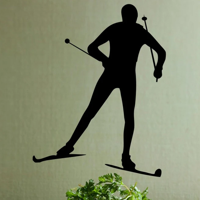 Ski Skating Wall Sticker ice-sports Sports Skate Scooter Wall Decal Home Decor