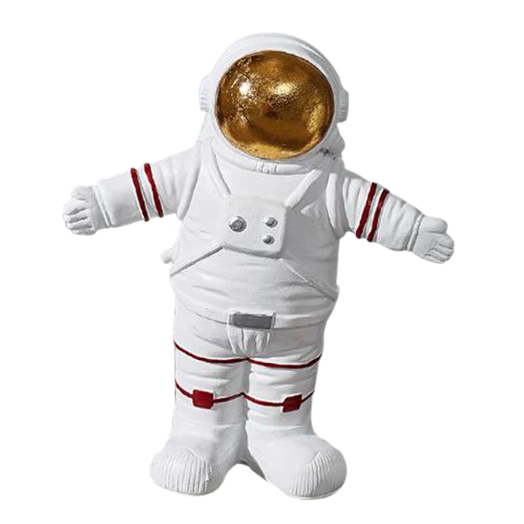 Creative Space Man Astronaut Sculpture Cosmonaut Figurine Model Resin Crafts Statue Home Decoration