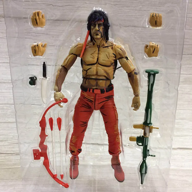 

NECA First Blood John Rambo Variant Action Figure 1/8 scale painted figure Rambo PVC figure Toy Brinquedos Anime