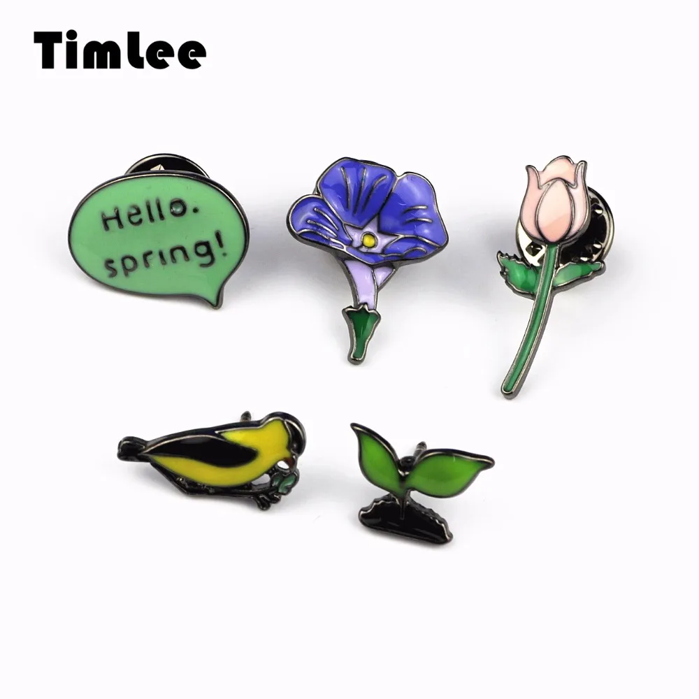 

X234 Free shipping Cute Original Literature And Art And Pure And Fresh Flowers Series Brooch Pins,Fashion Jewelry Wholesale