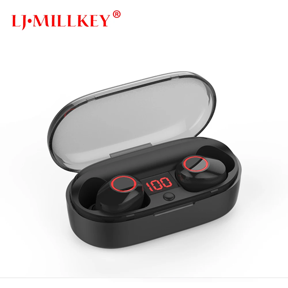 

IPX5 Waterproof Bluetooth 5.0 Earphone Volume Control Wireless Earphones TWS Wireless Headphone for Phone YZ211
