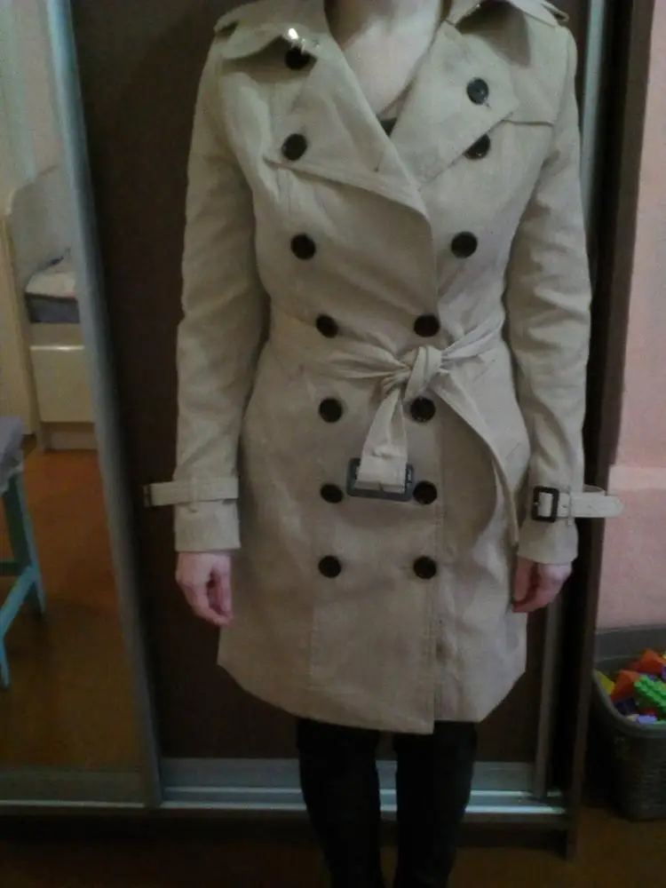 Новинка Burdully пальто для женщин B бренд завод хорошая цена классический британский стиль Тренч средней длины женское элегантное пальто