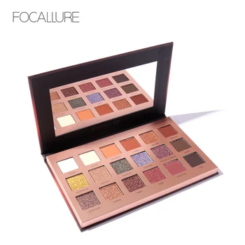 

FOCALLURE 18 Color Eye Shadow Palette Suitable For All Skin Types Eye Makeup Cosmetic Waterproof Long-lasting Eyeshadow