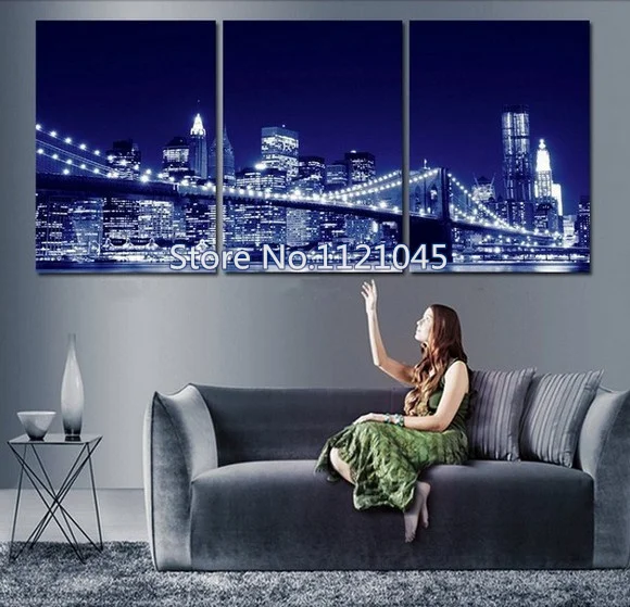 

diy diamond painting Full Diamond Painting Cross Stitch Embroidery Needlework Square Craft brilliant city triptych AZ206