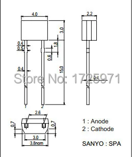 

100pcs/LOT SVC707-AL SVC707 TO92S Variable-capacitance diode