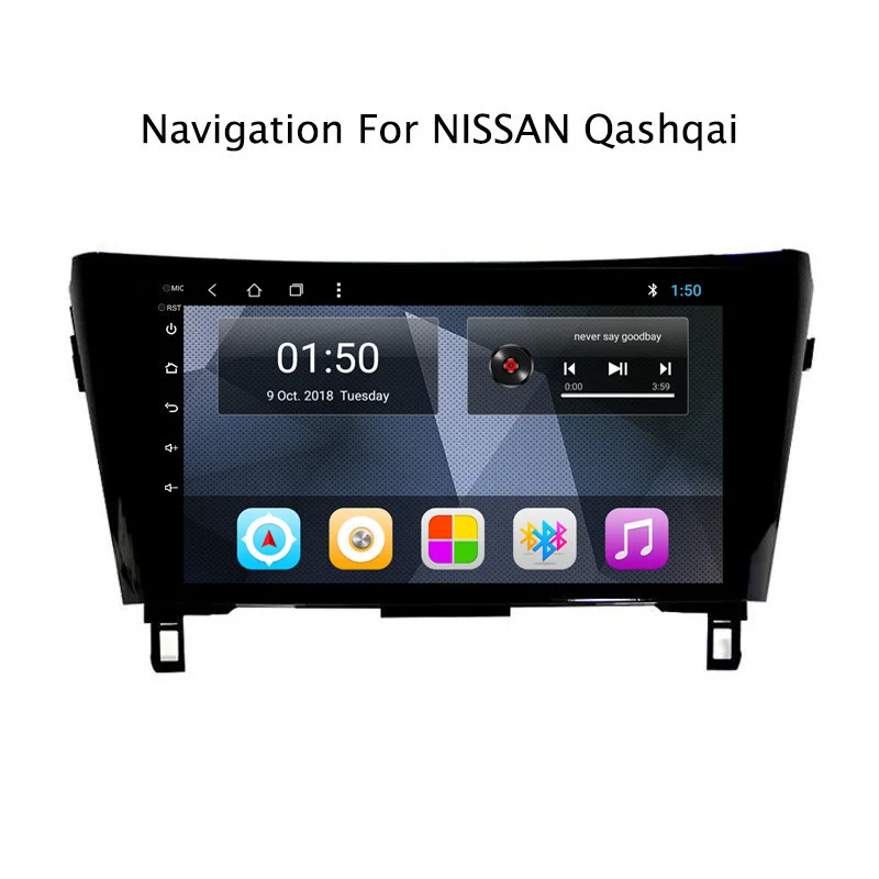 NAVITOPIA 10 1 дюймов 2 Гб ОЗУ 32 ПЗУ Android 8 автомобильный DVD GPS навигатор для Nissan Qashqai X-Trail