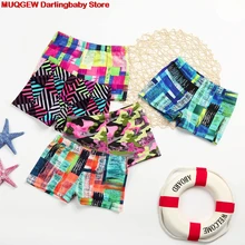 Новинка; Летний Эластичный пляжный купальный костюм для маленьких мальчиков; шорты; камуфляжные модные крутые шорты для мальчиков