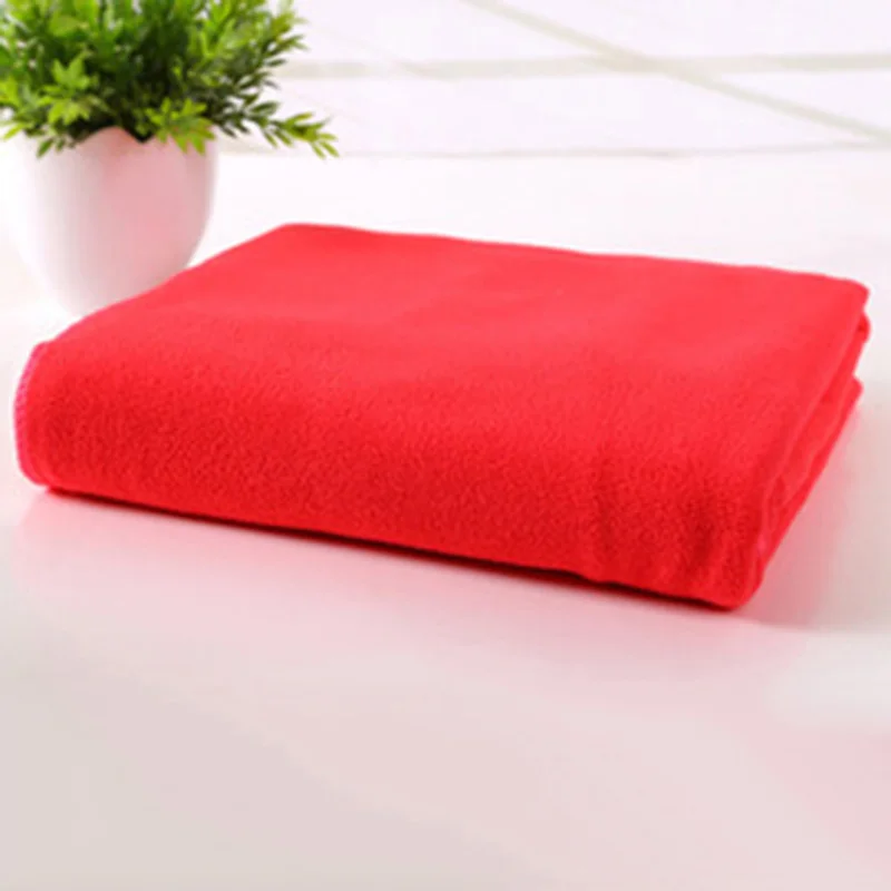 Разноцветное высокое качество сушильное полотенце s путешествия Кемпинг Спорт салон красоты Тренажерный зал микрофибра полотенце домашний текстиль - Цвет: Красный