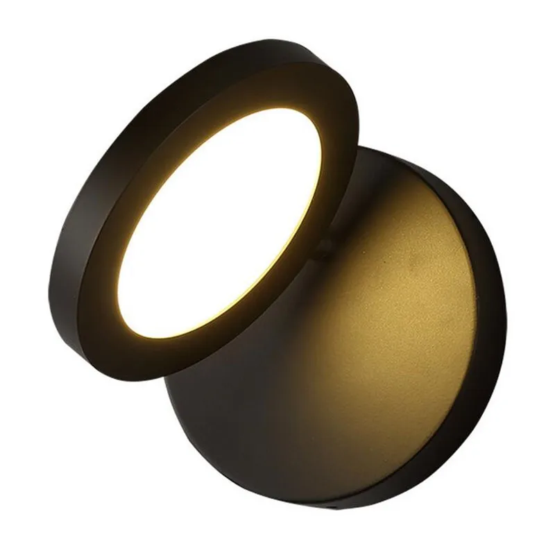 

LED Wall Lamp Aluminum&Acryl LED Bedside Light Round lamp Warm White 5W Creative wall lamp Aisle Halllway Wall Lamp