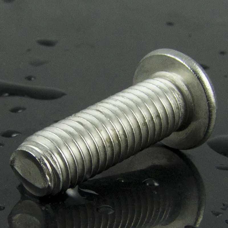 

1PCS-M12*25/30/35...60 DIN7380 304 Stainless Steel Round Head Bolt Hex Socket Machine Screw