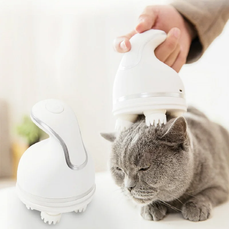 

Electric cat massager automatic grooming pet intelligent charging cat massager cat brush products for pets