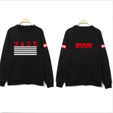 Kpop Bigbang MADE Fashion Hoody G-dragon GD TOP TaeYang Volle Hülse Länge Sweatshirts Regelmäßige Baumwolle Einzigartige Hoodies