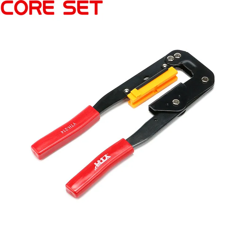 HT-214 FC IDC Conector Cable Crimping Tool Pliers 6-27.5mm Network Plier Telephone terminal pincer Cutting Nipper For FFC Cable