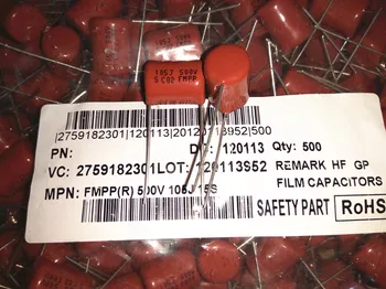 

100% New and origina CBB film capacitance 105J 500V P15MM FMPP