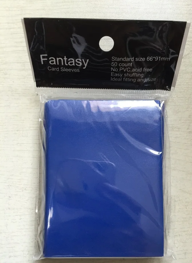 1000 шт, 66x91 мм, матовые рукава для настольной игры, карт, цветные защитные рукава для карт, для магической коллекции, для TCG, торговых карт - Цвет: Синий