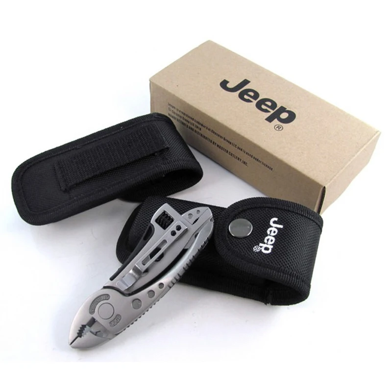 

Multifunctional Adjustable Wrench Jaw Multi Tools Kit Survival Gear Pliers Screwdriver Portable Folding Pliers Outdoor Household
