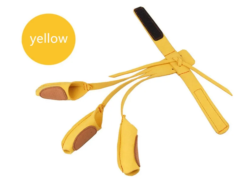PG04 Pellor Archery Three Finger Shooting Protective Gear Pull Bow Arrow Archery Shooting Glove  (15)