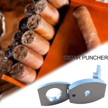 

3-in-1 Folding Portable Cigar Cutter Stainless Steel Durable Cigar Puncher Smoking Accessories Pocket Tool