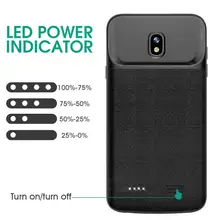 Newdery переносной корпус питания для samsung galaxy J7 версия 5000 мАч аккумулятор чехол для galaxy J7 звезда зарядный чехол