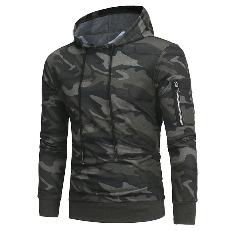 Mans Brand Hoodies And Sweatshirts Hooded Jumper Male Military Hoody Men Army Camo Camouflage Pullover Outdoor Sportswear Jacket