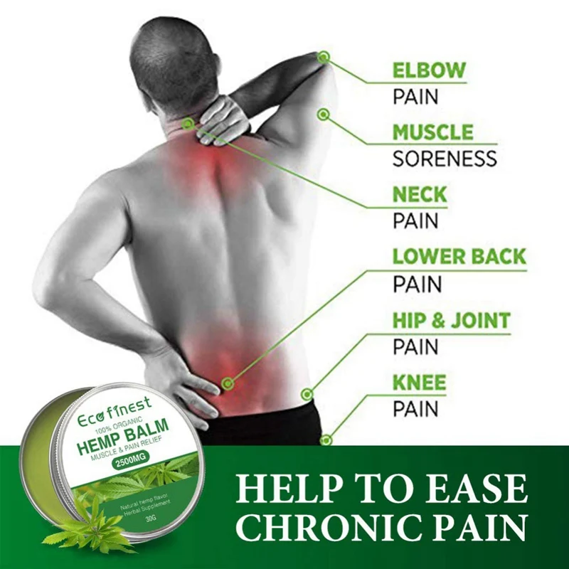 Горячий натуральный экстракт конопли мазь для спины/артрита/боли в мышцах Расширенный пеньковый крем без ГМО анти-воспаление снимает боль