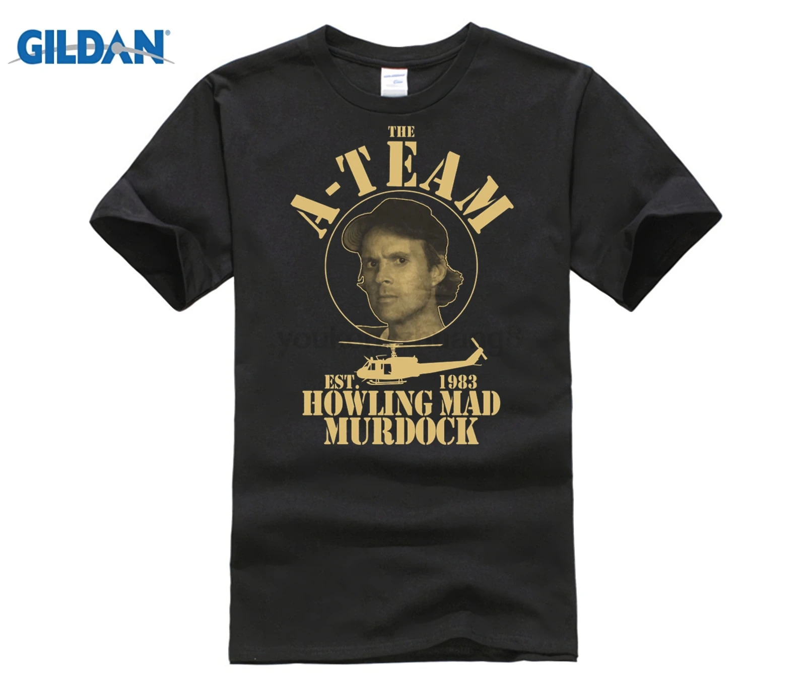 Горячие предложения Забавные футболки A-TEAM Murdock Премиум для мужчин Повседневная футболка весело ТВ серия плёнки Mr. t