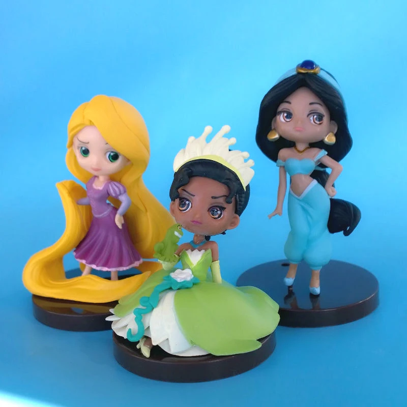 

Q Posket Characters Petit Vol 1 Figure Princess Rapunzel Tiana Set of 3 Figure Toy