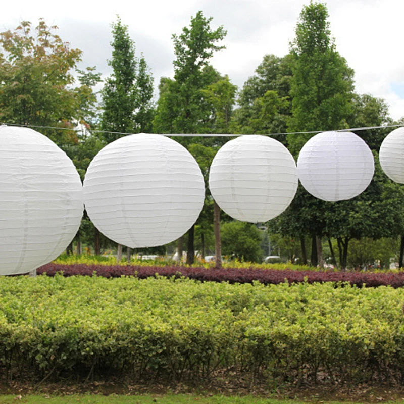 White Paper Lantern Wedding Wedding Church Decoration Atmosphere