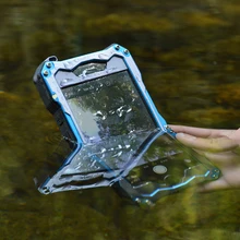 Luxury R-Just Amira Aluminum Tempered Glass Swimming Diving IP68 Waterproof Case Cover For Apple iPhone 6 6S /6S Plus / 6 Plus