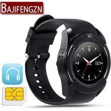 men women smart watch for android phone support SIM/TF Pedometer GPRS wearable sport clock Round screen Q18 DZ09 Czech Dutch