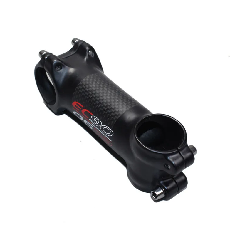 Ultra-light Aluminum + Carbon Fiber Riser Rod Stem EC90 Carbon Fiber Bicycle Stem Carbon Handle 28.6-31.8MM 6degree (13)_