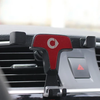 

Car phone holder Gravity linkage induction air conditioner air outlet mobile phone bracket for smart 450 fortwo 451 Accessories