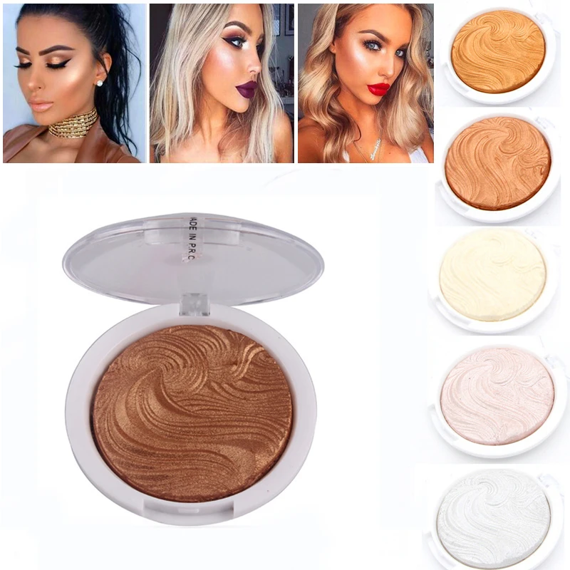 New 1PC MISS ROSE New Baked Glitter Powder Primer Oil Control Face