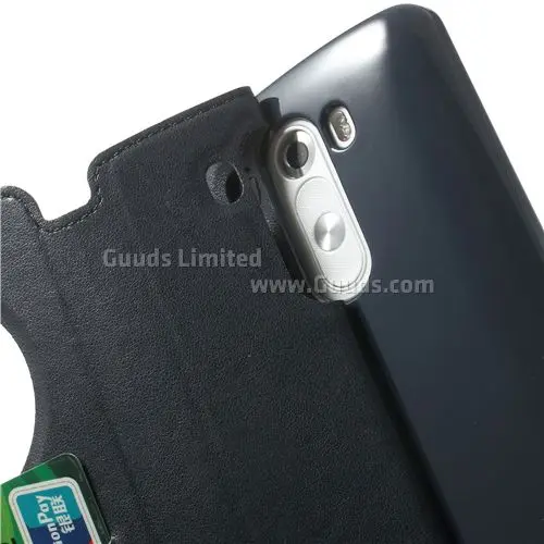 Roar Korea Noble Quick Circle Leather Flip Cover for LG G3 D850 D855 LS990 - Navy